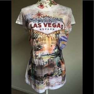 Welcome to Las Vegas bedazzled shirt